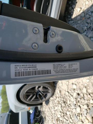 2C3CDZFJ4MH509908 - 2021 DODGE CHALLENGER R/T SCAT PACK SILVER photo 12