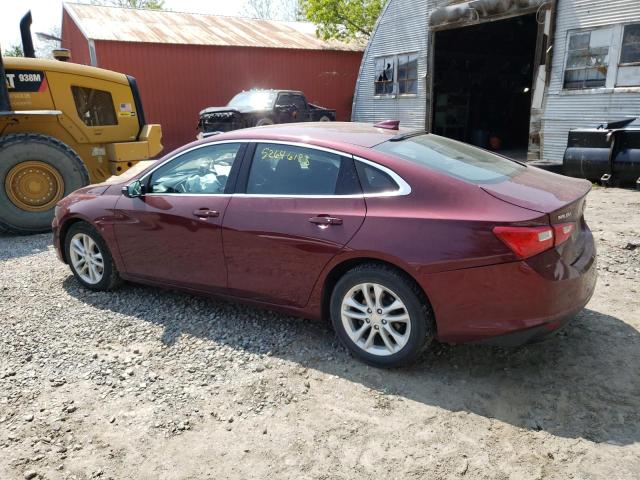 1G1ZE5ST1GF306301 - 2016 CHEVROLET MALIBU LT BURGUNDY photo 2