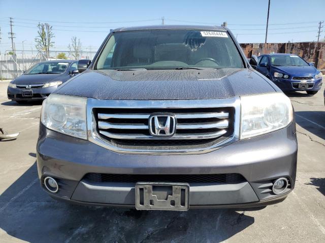 5FNYF4H77EB052986 - 2014 HONDA PILOT EXLN GRAY photo 5