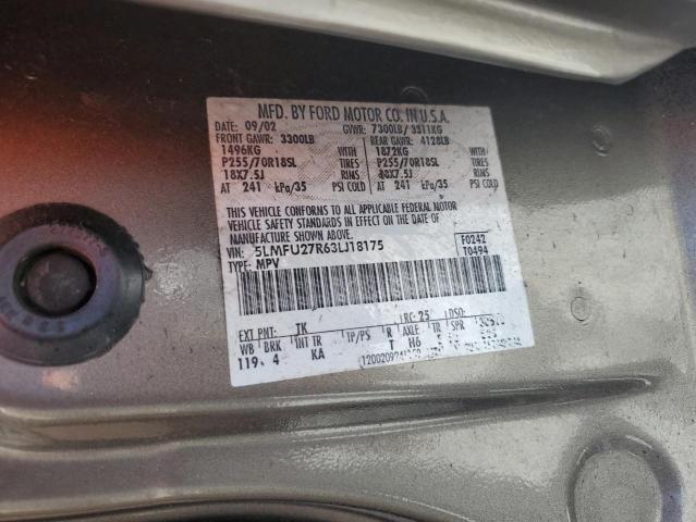 5LMFU27R63LJ18175 - 2003 LINCOLN NAVIGATOR TAN photo 13