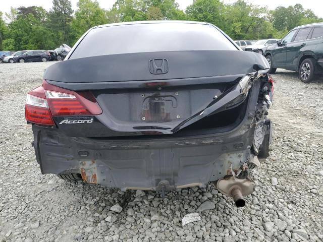 1HGCR2F32GA247834 - 2016 HONDA ACCORD LX BLACK photo 6