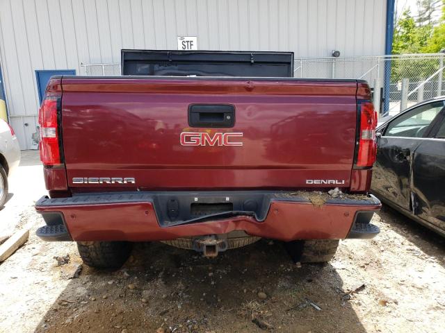 3GTU2WEJ3EG497502 - 2014 GMC SIERRA K1500 DENALI MAROON photo 6