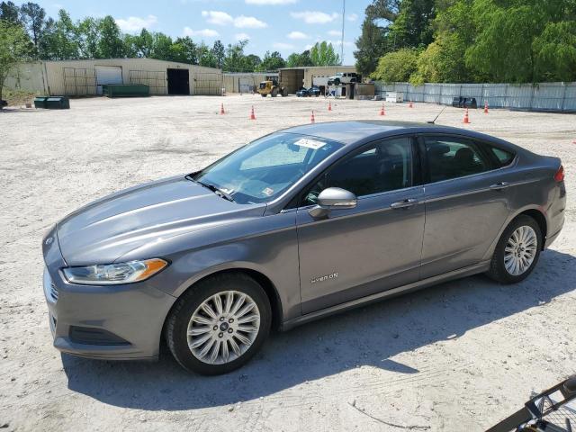 3FA6P0LU0DR276033 - 2013 FORD FUSION SE HYBRID GRAY photo 1