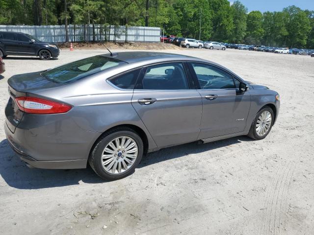 3FA6P0LU0DR276033 - 2013 FORD FUSION SE HYBRID GRAY photo 3