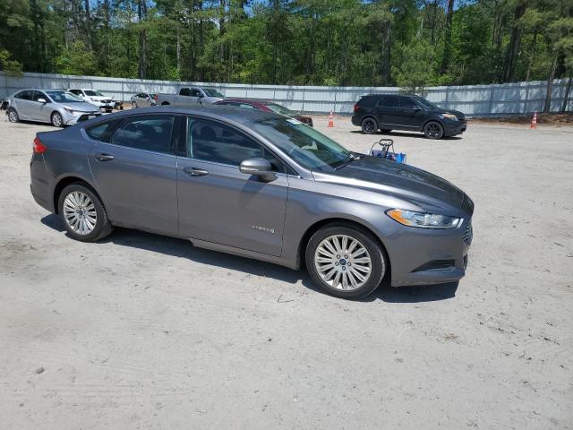 3FA6P0LU0DR276033 - 2013 FORD FUSION SE HYBRID GRAY photo 4