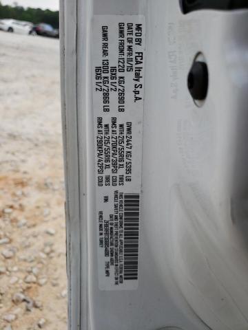 ZFBERFBT3G6B54690 - 2016 RAM PROMASTER SLT Білий фото 13