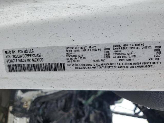 3C6LRVDG5PE525457 - 2023 RAM PROMASTER 2500 HIGH 白色 照片 13