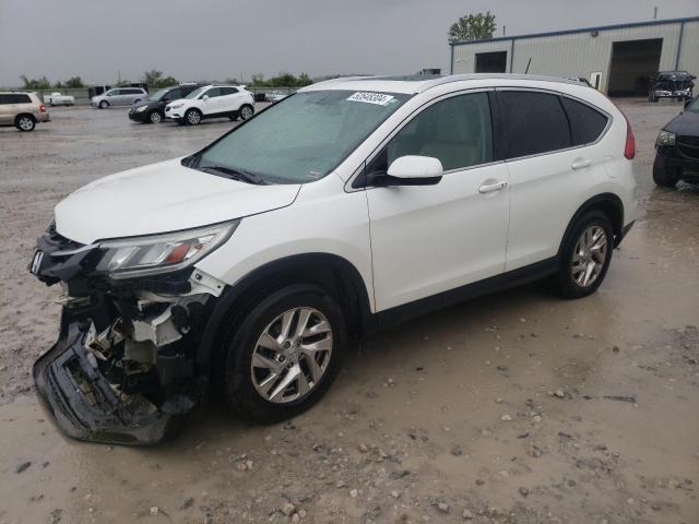 5J6RM4H74FL006261 - 2015 HONDA CR-V EXL WHITE photo 1