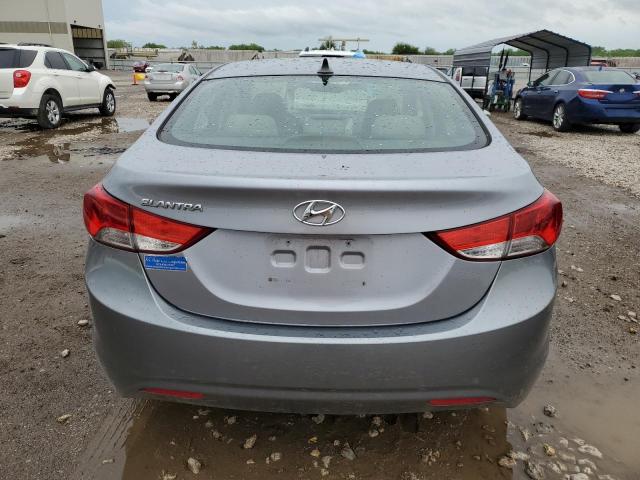 KMHDH4AE8DU598022 - 2013 HYUNDAI ELANTRA GLS SILVER photo 6