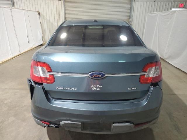 1FAHP2EW3AG126312 - 2010 FORD TAURUS SEL BLUE photo 6