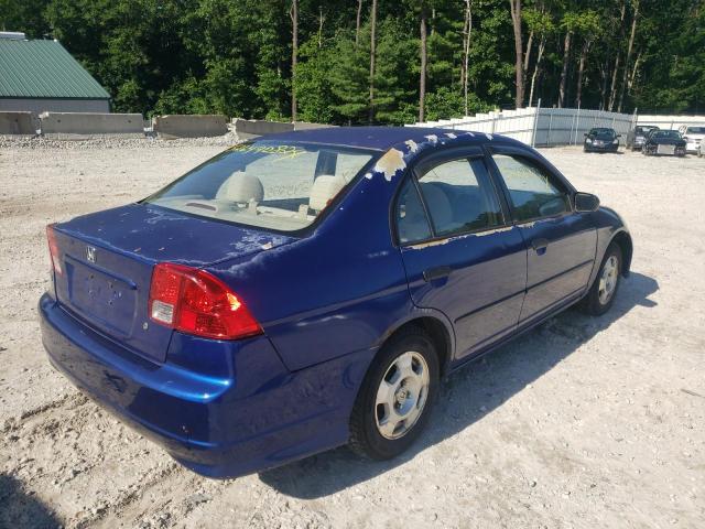 2HGES16364H599741 - 2004 HONDA CIVIC DX VP Mavi foto 4