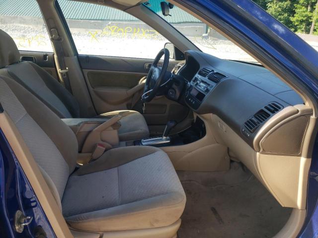 2HGES16364H599741 - 2004 HONDA CIVIC DX VP Mavi foto 5