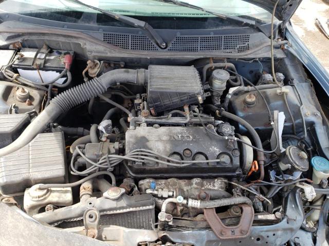 1HGEJ6628WL024585 - 1998 HONDA CIVIC DX BLUE photo 11