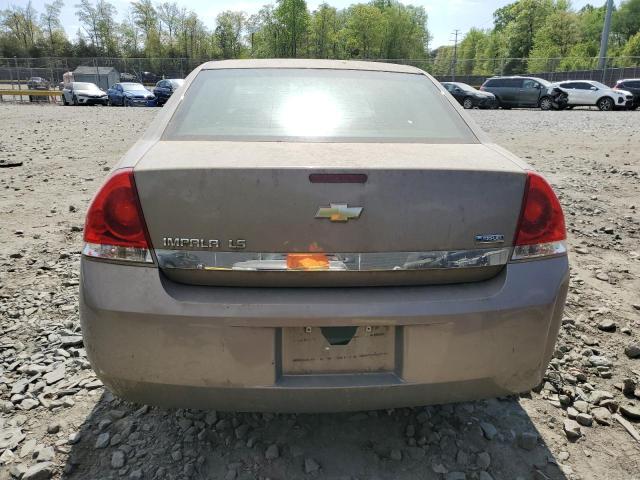 2G1WB58K479385045 - 2007 CHEVROLET IMPALA LS TAN photo 6