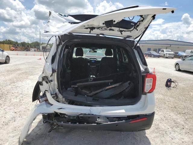 1FM5K8AB8MGB04355 - 2021 FORD EXPLORER POLICE INTERCEPTOR WHITE photo 6