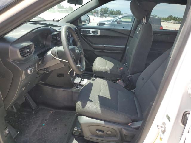1FM5K8AB8MGB04355 - 2021 FORD EXPLORER POLICE INTERCEPTOR WHITE photo 7