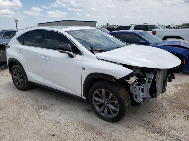 JTJSARBZ1M5032564 - 2021 LEXUS NX 300 BASE Biały zdjęcie 4