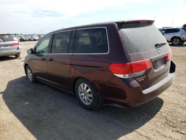 5FNRL38249B059590 - 2009 HONDA ODYSSEY LX MAROON photo 2