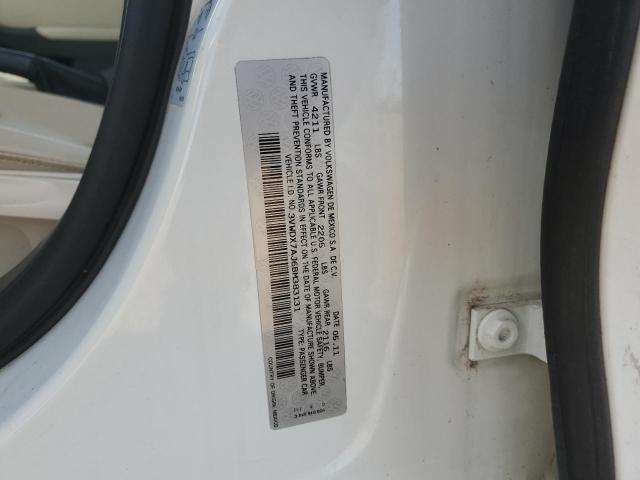 3VWDX7AJ6BM383131 - 2011 VOLKSWAGEN JETTA SE Ağ foto 12