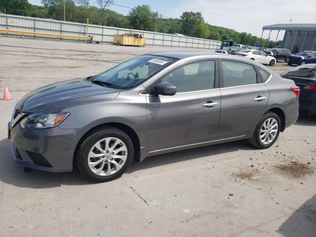 3N1AB7AP0KY219958 - 2019 NISSAN SENTRA S GRAY photo 1