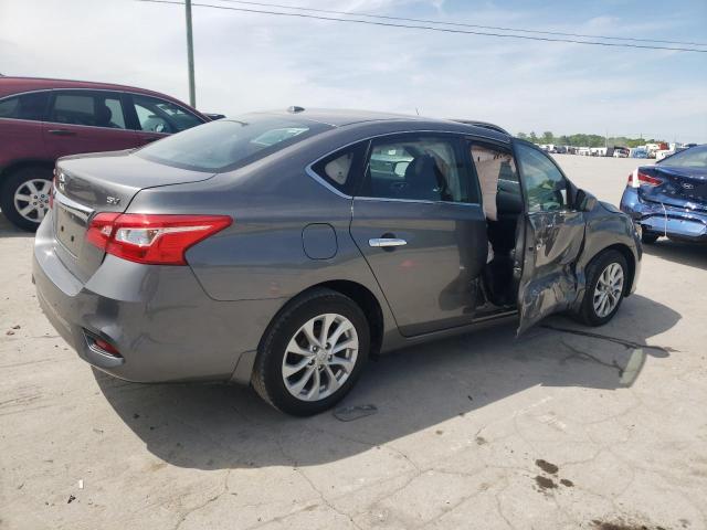 3N1AB7AP0KY219958 - 2019 NISSAN SENTRA S GRAY photo 3