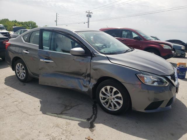 3N1AB7AP0KY219958 - 2019 NISSAN SENTRA S GRAY photo 4