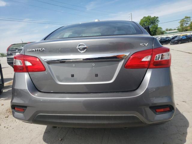 3N1AB7AP0KY219958 - 2019 NISSAN SENTRA S GRAY photo 6