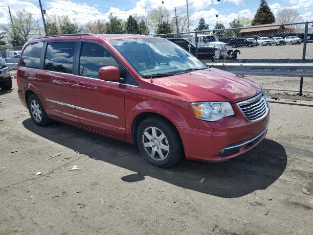 2A4RR5DG6BR635633 - 2011 CHRYSLER TOWN & COU TOURING RED photo 4