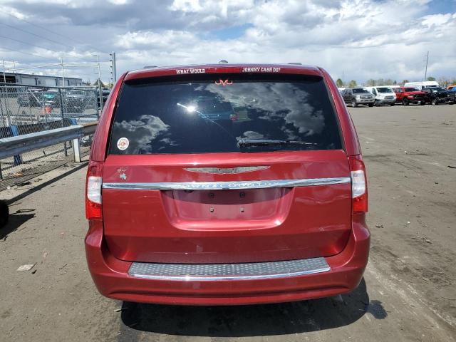 2A4RR5DG6BR635633 - 2011 CHRYSLER TOWN & COU TOURING RED photo 6