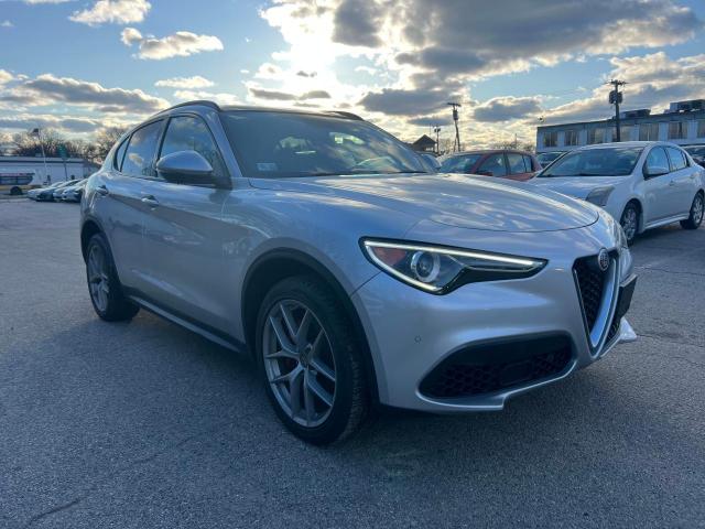 ZASFAKNN6J7B87980 - 2018 ALFA ROMEO STELVIO TI SPORT SILVER photo 1
