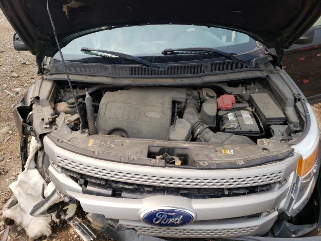 1FM5K8B86DGB76125 - 2013 FORD EXPLORER BLACK photo 12