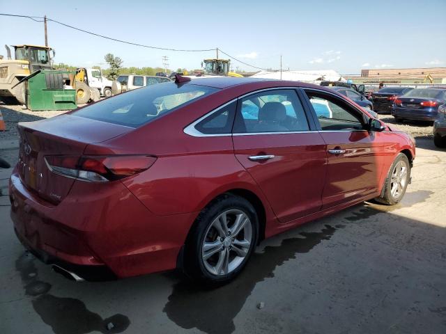 5NPE34AF7KH815986 - 2019 HYUNDAI SONATA LIMITED RED photo 3