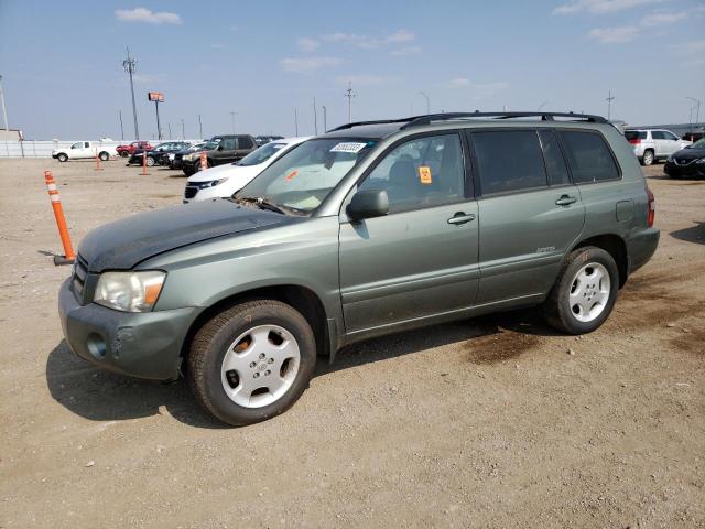 JTEEP21A370217276 - 2007 TOYOTA HIGHLANDER SPORT GREEN photo 1