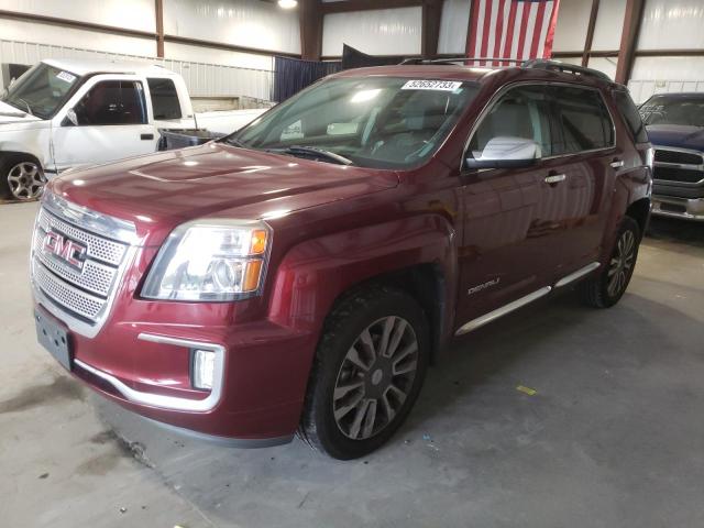 2GKFLRE3XG6279357 - 2016 GMC TERRAIN DENALI RED photo 1