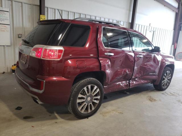 2GKFLRE3XG6279357 - 2016 GMC TERRAIN DENALI RED photo 3