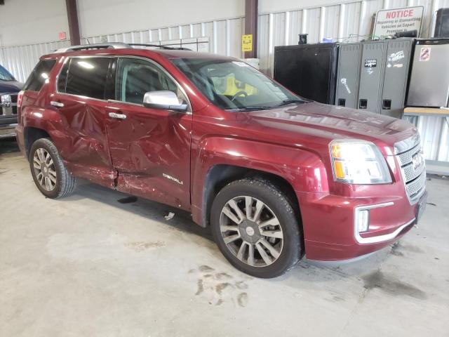 2GKFLRE3XG6279357 - 2016 GMC TERRAIN DENALI RED photo 4