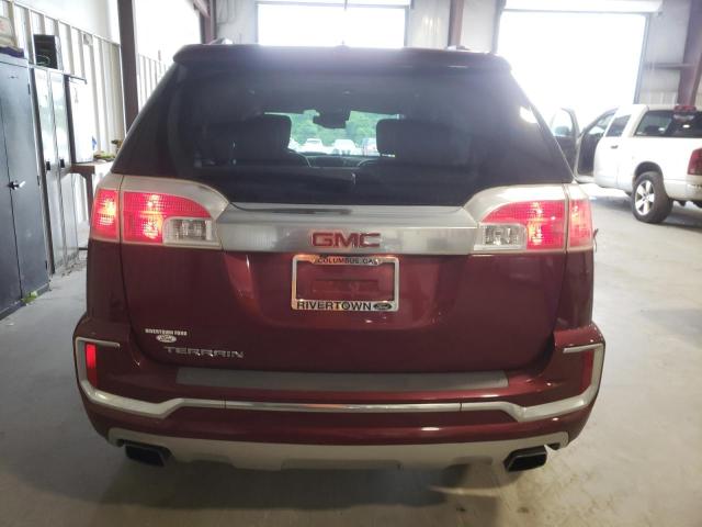 2GKFLRE3XG6279357 - 2016 GMC TERRAIN DENALI RED photo 6