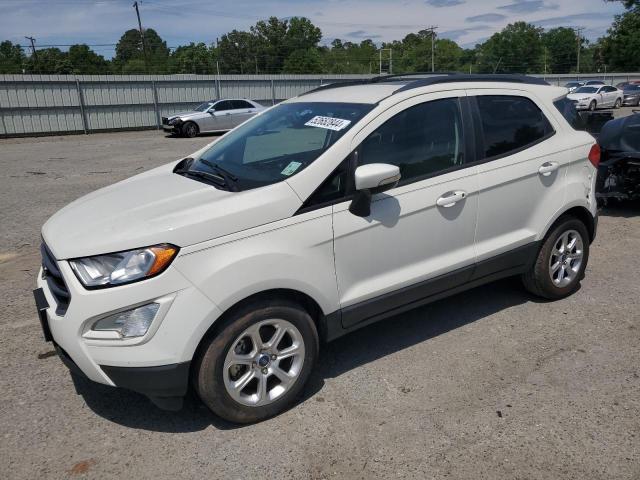 MAJ3S2GE3KC276023 - 2019 FORD ECOSPORT SE WHITE photo 1