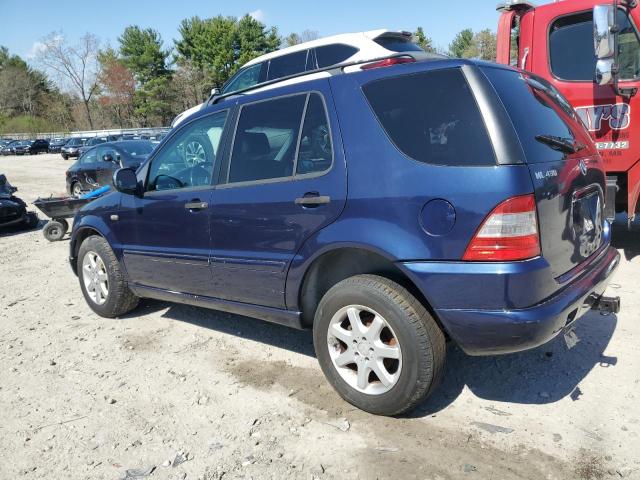 4JGAB72E9XA101022 - 1999 MERCEDES-BENZ ML 430 BLUE photo 2