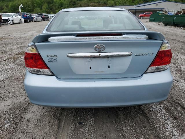 4T1BE30K55U559214 - 2005 TOYOTA CAMRY LE BLUE photo 6