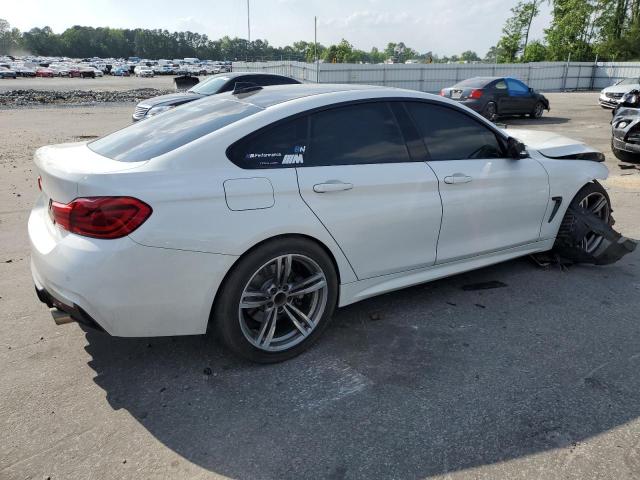 WBA4J5C56JBF06313 - 2018 BMW 440I GRAN COUPE WHITE photo 3