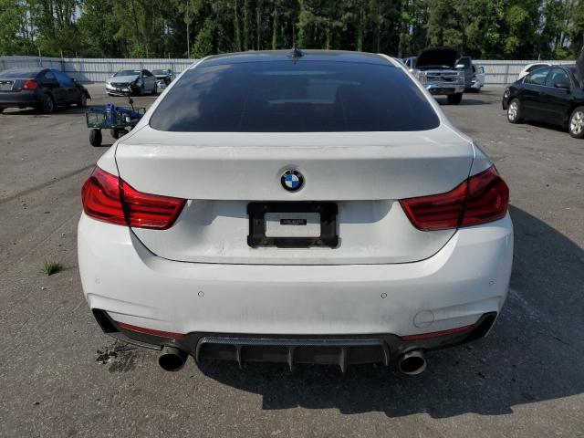 WBA4J5C56JBF06313 - 2018 BMW 440I GRAN COUPE WHITE photo 6