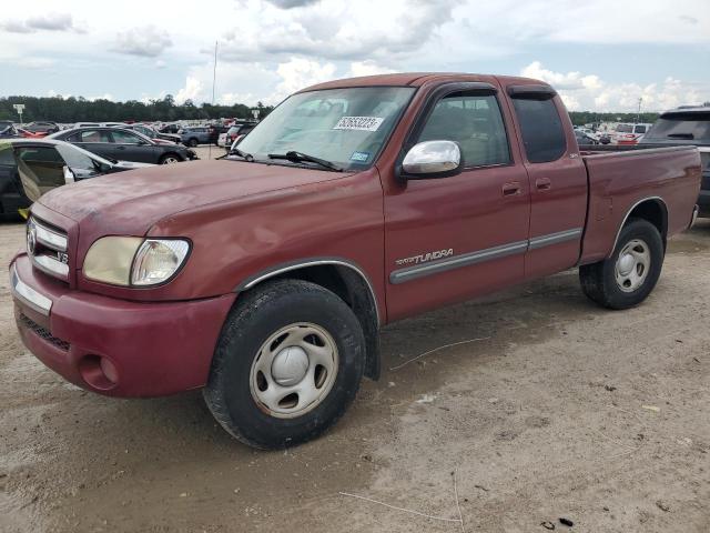 5TBRT34194S456142 - 2004 TOYOTA TUNDRA ACCESS CAB SR5 RED photo 1