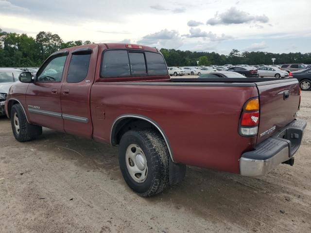 5TBRT34194S456142 - 2004 TOYOTA TUNDRA ACCESS CAB SR5 RED photo 2