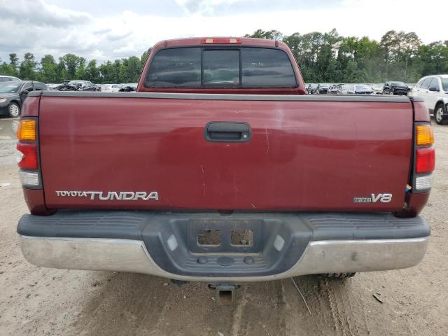 5TBRT34194S456142 - 2004 TOYOTA TUNDRA ACCESS CAB SR5 RED photo 6