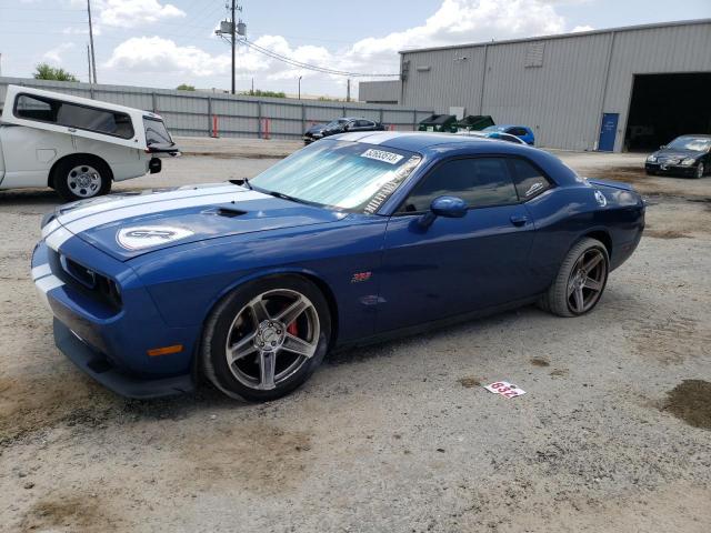 2B3CJ7DJ9BH505170 - 2011 DODGE CHALLENGER SRT-8 BLUE photo 1