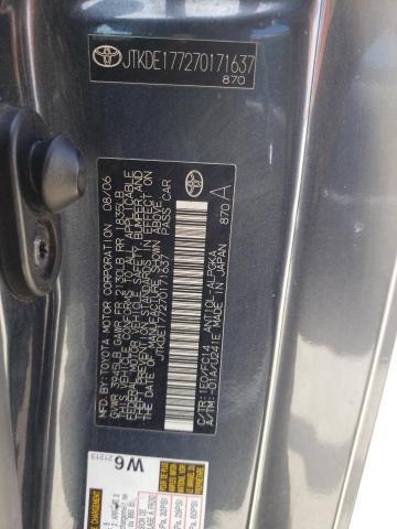 JTKDE177270171637 - 2007 TOYOTA SCION TC 灰色 照片 13