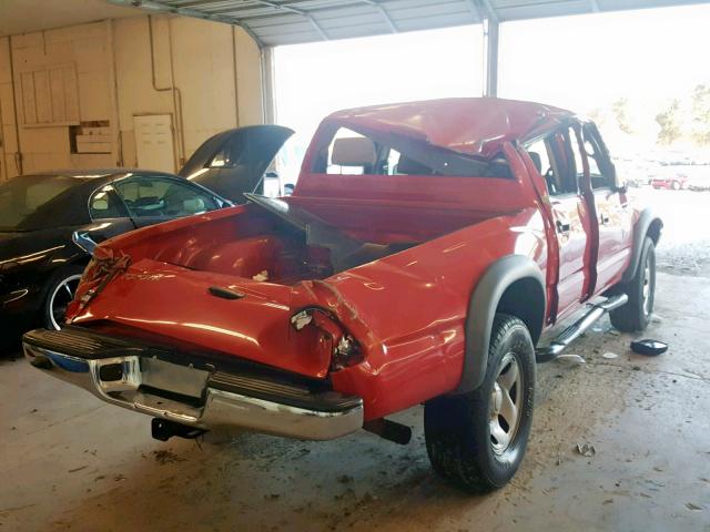 5TEGN92N34Z397075 - 2004 TOYOTA TACOMA DOUBLE CAB PRERUNNER  photo 4
