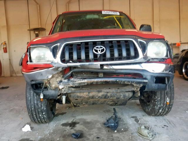 5TEGN92N34Z397075 - 2004 TOYOTA TACOMA DOUBLE CAB PRERUNNER  photo 9