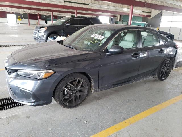 19XFL1H85NE017490 - 2022 HONDA CIVIC SPORT TOURING فحمي صورة 1